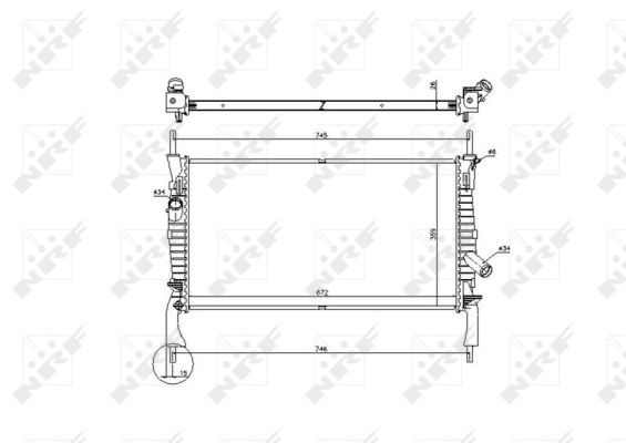 NRF Kühler, Motorkühlung