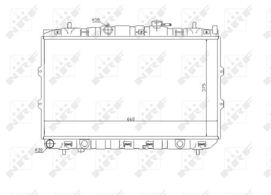 NRF Kühler, Motorkühlung
