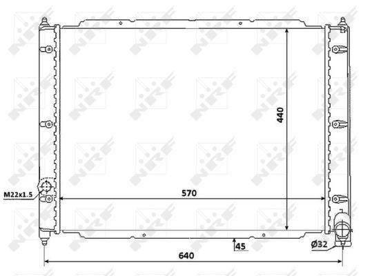 NRF Kühler, Motorkühlung