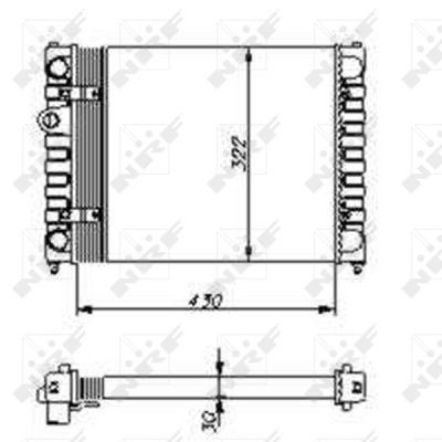 NRF Kühler, Motorkühlung