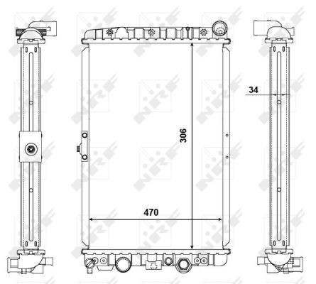 NRF Kühler, Motorkühlung