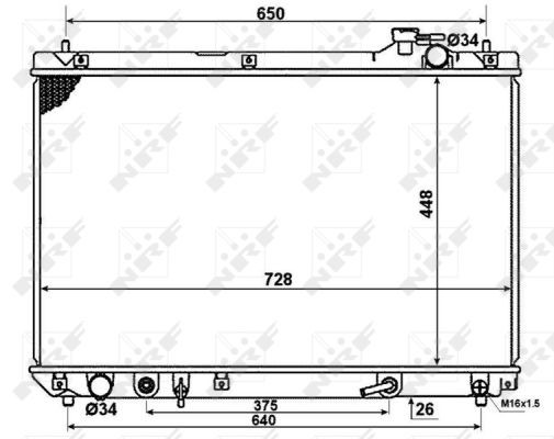 NRF Kühler, Motorkühlung
