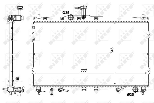 NRF Kühler, Motorkühlung