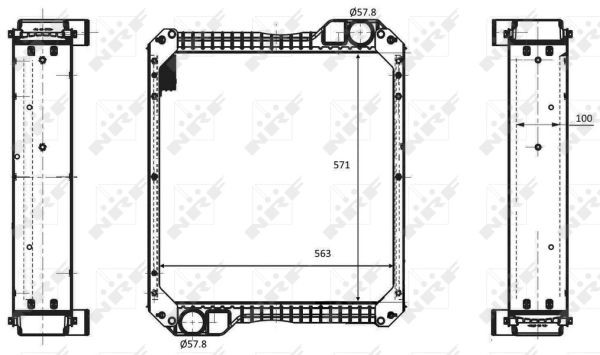 NRF Kühler, Motorkühlung