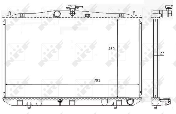 NRF Kühler, Motorkühlung