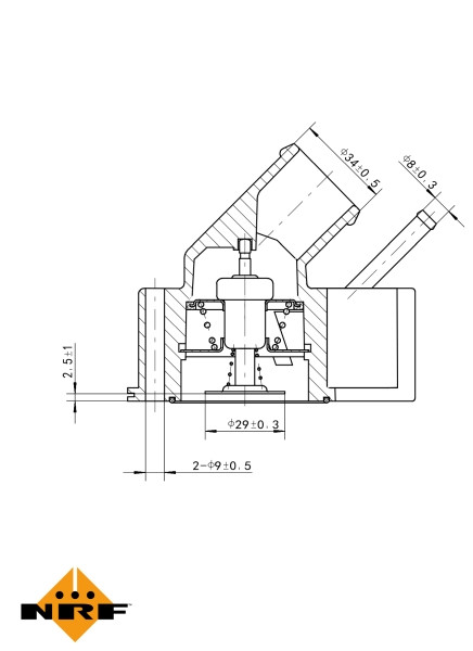 NRF Thermostat, Kühlmittel