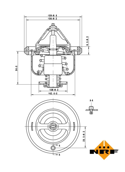 NRF Thermostat, Kühlmittel