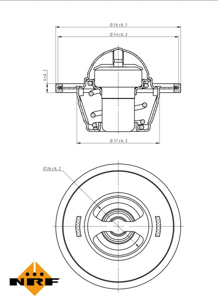 NRF Thermostat, Kühlmittel