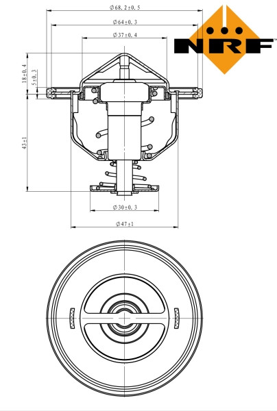 NRF Thermostat, Kühlmittel