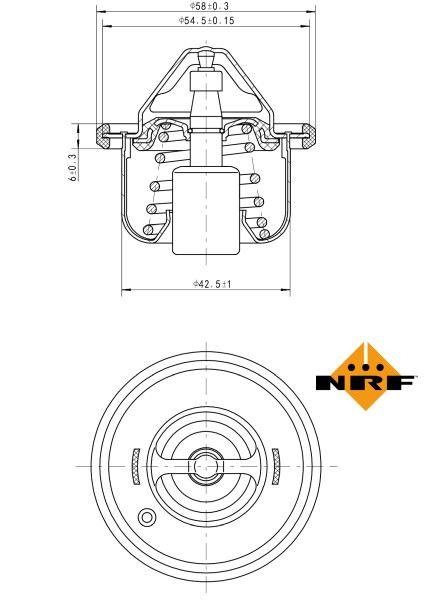 NRF Thermostat, Kühlmittel