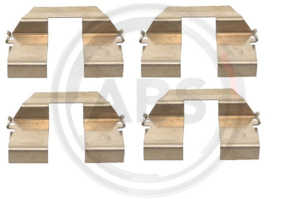 A.B.S. Zubehörsatz, Scheibenbremsbelag