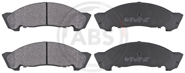 A.B.S. Bremsbelagsatz, Scheibenbremse