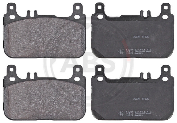 A.B.S. Bremsbelagsatz, Scheibenbremse