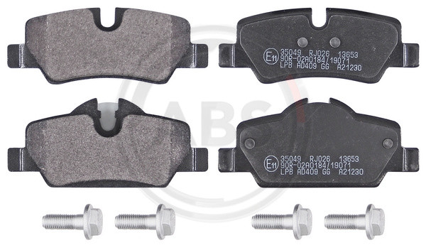 A.B.S. Bremsbelagsatz, Scheibenbremse