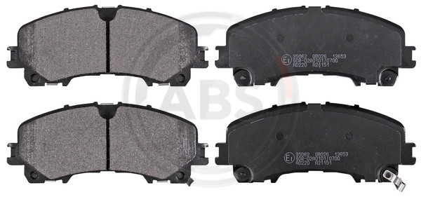 A.B.S. Bremsbelagsatz, Scheibenbremse