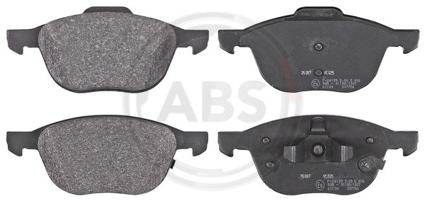 A.B.S. Bremsbelagsatz, Scheibenbremse
