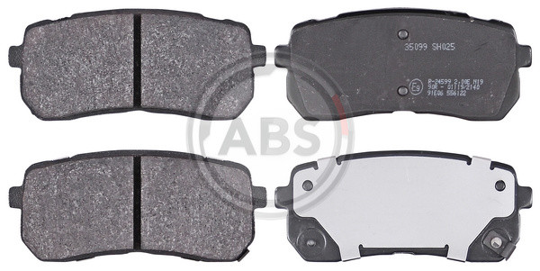 A.B.S. Bremsbelagsatz, Scheibenbremse