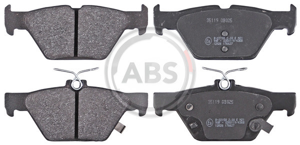 A.B.S. Bremsbelagsatz, Scheibenbremse