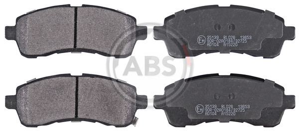 A.B.S. Bremsbelagsatz, Scheibenbremse