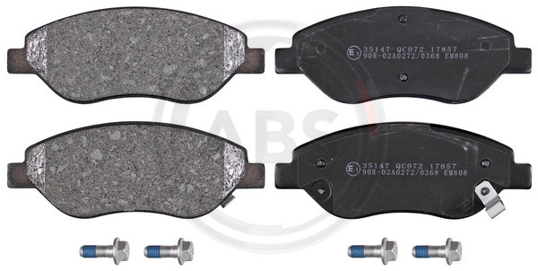 A.B.S. Bremsbelagsatz, Scheibenbremse