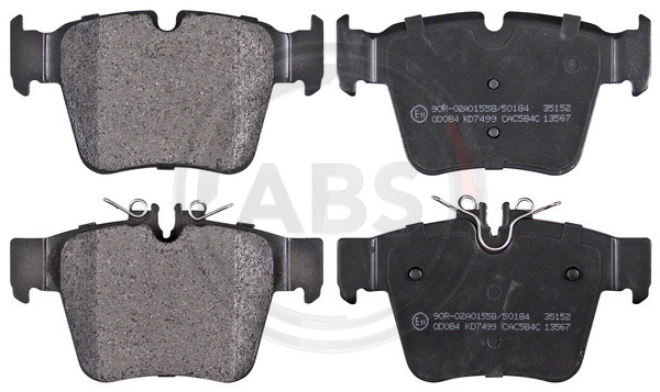 A.B.S. Bremsbelagsatz, Scheibenbremse