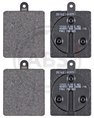 A.B.S. Bremsbelagsatz, Scheibenbremse