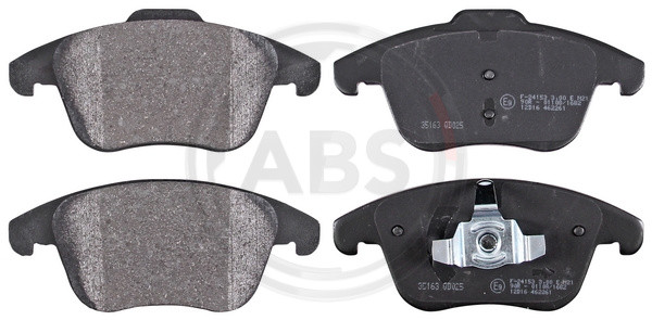 A.B.S. Bremsbelagsatz, Scheibenbremse
