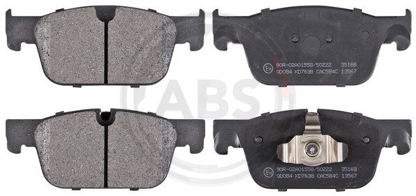 A.B.S. Bremsbelagsatz, Scheibenbremse