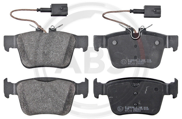 A.B.S. Bremsbelagsatz, Scheibenbremse