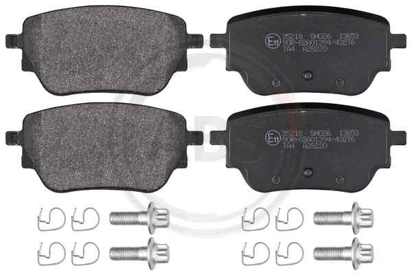 A.B.S. Bremsbelagsatz, Scheibenbremse