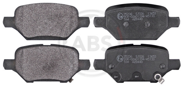 A.B.S. Bremsbelagsatz, Scheibenbremse
