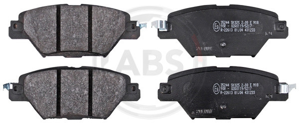 A.B.S. Bremsbelagsatz, Scheibenbremse