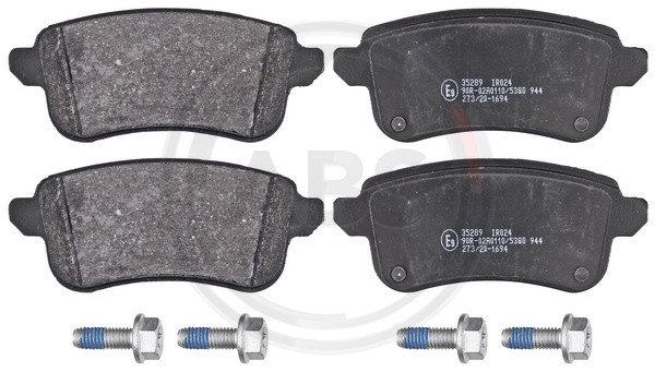 A.B.S. Bremsbelagsatz, Scheibenbremse