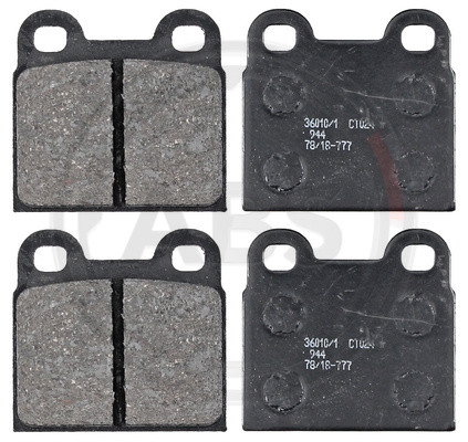 A.B.S. Bremsbelagsatz, Scheibenbremse