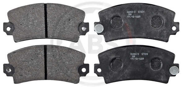 A.B.S. Bremsbelagsatz, Scheibenbremse