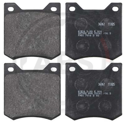 A.B.S. Bremsbelagsatz, Scheibenbremse