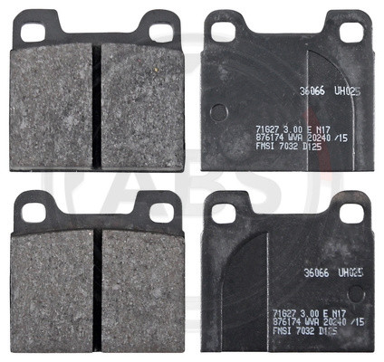 A.B.S. Bremsbelagsatz, Scheibenbremse