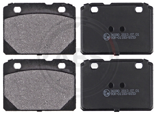 A.B.S. Bremsbelagsatz, Scheibenbremse