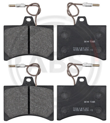 A.B.S. Bremsbelagsatz, Scheibenbremse