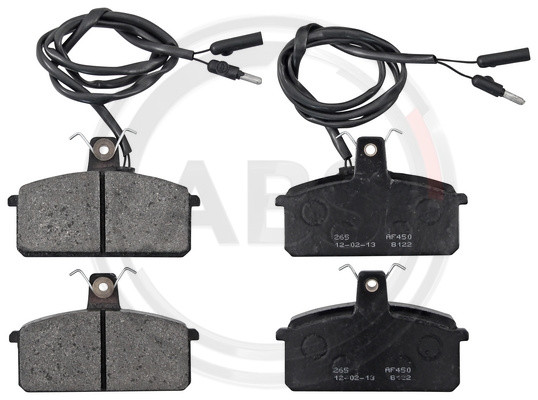 A.B.S. Bremsbelagsatz, Scheibenbremse