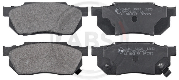 A.B.S. Bremsbelagsatz, Scheibenbremse