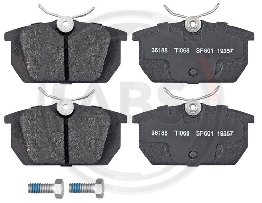 A.B.S. Bremsbelagsatz, Scheibenbremse