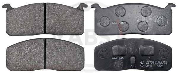 A.B.S. Bremsbelagsatz, Scheibenbremse