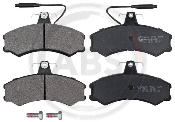 A.B.S. Bremsbelagsatz, Scheibenbremse