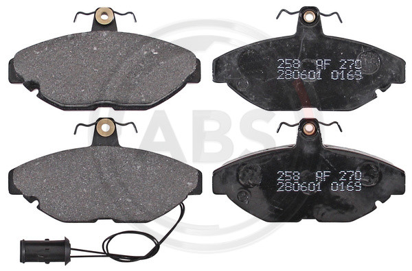 A.B.S. Bremsbelagsatz, Scheibenbremse