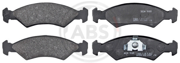 A.B.S. Bremsbelagsatz, Scheibenbremse
