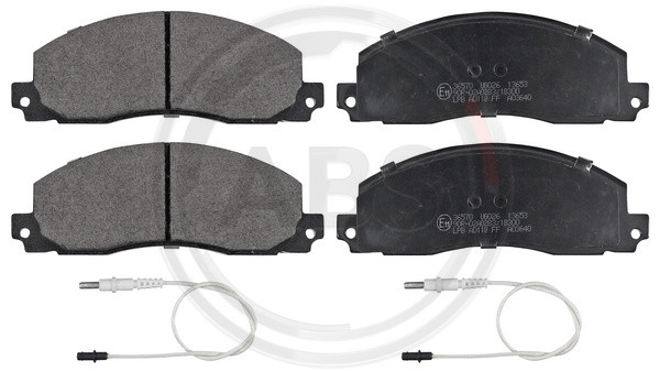 A.B.S. Bremsbelagsatz, Scheibenbremse