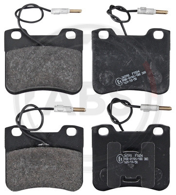 A.B.S. Bremsbelagsatz, Scheibenbremse