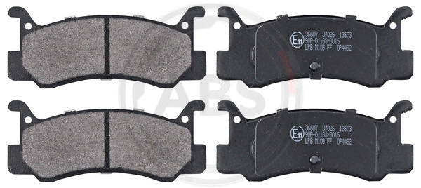 A.B.S. Bremsbelagsatz, Scheibenbremse