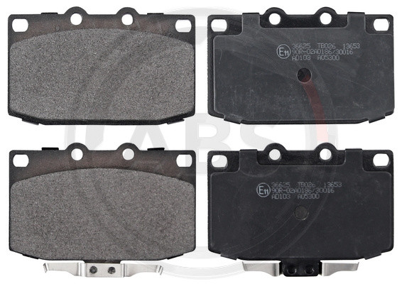 A.B.S. Bremsbelagsatz, Scheibenbremse